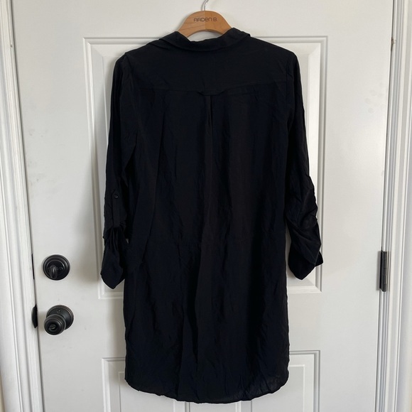 NWT banana Republic black shirt dress - Picture 4 of 6